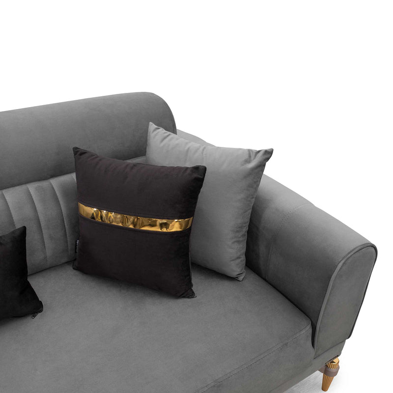 Canapea extensibilă VISTA 3 locuri  214 cm, Easy clean, Opțiuni culoare