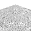 Masa fixa exterior alb SARDEGNA ergonomic și confortabil, ideal pentru terase, grădini, balcoane, cafenele și restaurante. Design elegant, material rezistent la intemperii, ușor de asamblat, protecție UV și durabilitate sporită.