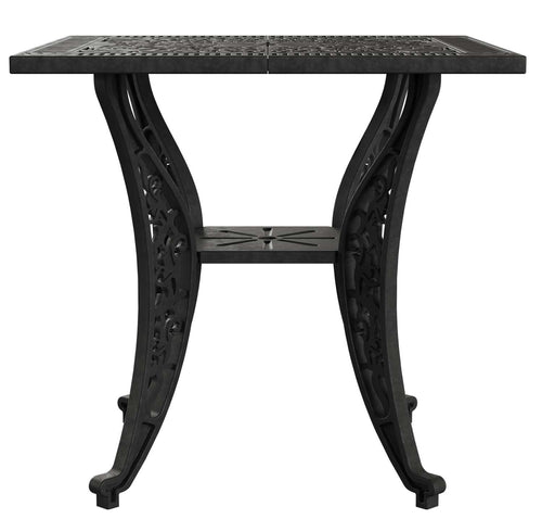 Masa fixa exterior negru SARDEGNA ergonomic și confortabil, ideal pentru terase, grădini, balcoane, cafenele și restaurante. Design elegant, material rezistent la intemperii, ușor de asamblat, protecție UV și durabilitate sporită.