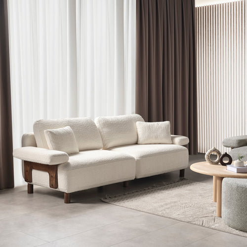 Canapea LAVA  , Țesătură modernă și moale, picioarelor: Lemn ,  din perspective