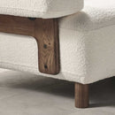 Fotoliu  LAVA  , Țesătură modernă și moale, picioarelor: Lemn  1   , din perspectiva , detalie 