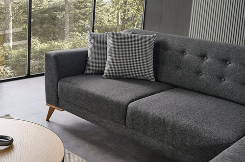 Colțar Extensibil NESTA 3+1 locuri cu șezlong  258 x 162 cm - Maroom