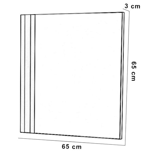 Comodă cu oglindă SHILA 4 uşi 197 x 79 cm - Maroom