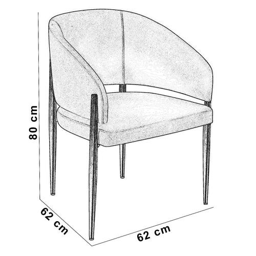 Scaun ALIOTH, Opțiuni culoare - Maroom