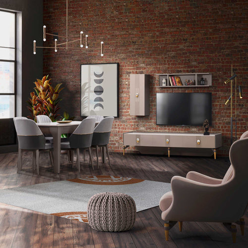 Raft de perete VISTA 123 cm - Maroom