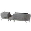 Canapea  modulară OTTO cu modul măsuță 285 cm - Maroom