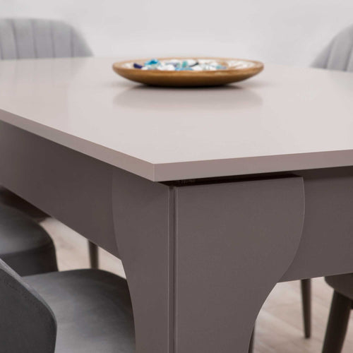 Set Masă extensibilă VISTA cu 6 scaune 170 ( 205 ) x 89 cm