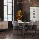 Set Masă extensibilă VISTA cu 6 scaune 170 ( 205 ) x 89 cm