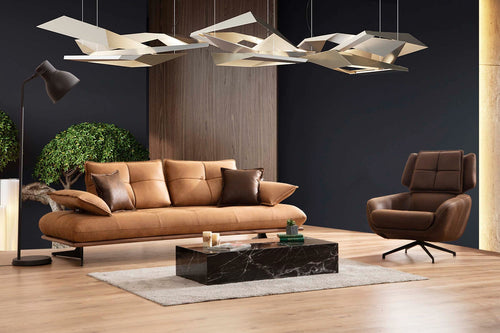 Set canapea si fotoliu rotativ TESLA