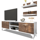 Set comodă TV HARMONY 4 rafturi 2 uși 150 cm, Opțiuni culoare