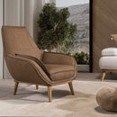 Fotoliu META 90 cm, Lemn masiv - Maroom