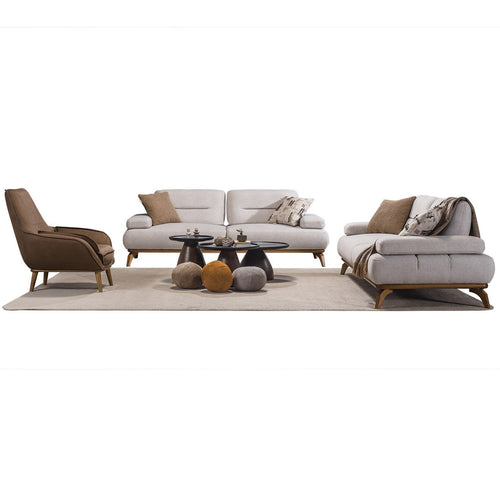 Fotoliu META 90 cm, Lemn masiv - Maroom