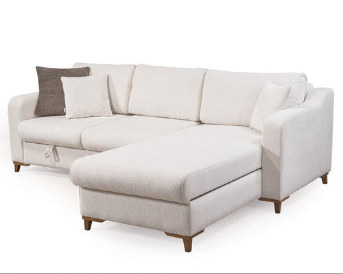 Colțar Extensibil ALENYA cu depozitare 250 x 200 cm