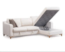 Colțar Extensibil ALENYA cu depozitare 250 x 200 cm