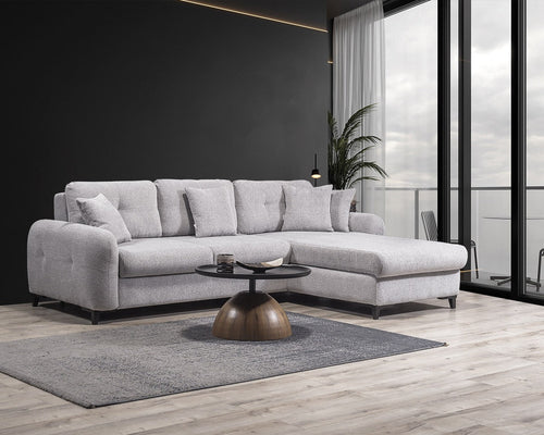 Colțar Extensibil MERLIN cu depozitare 260 x 210 cm