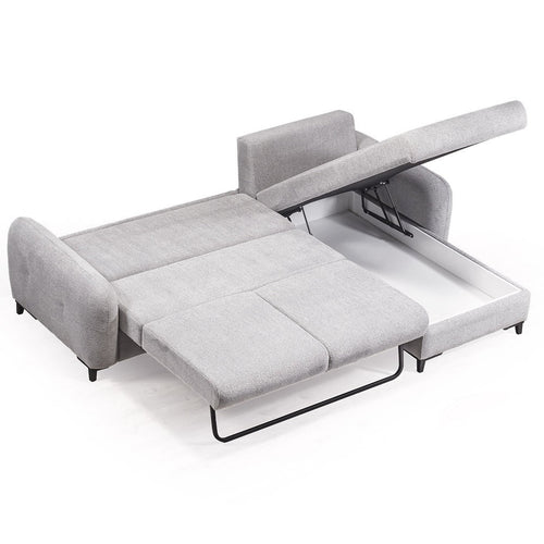 Colțar Extensibil MERLIN cu depozitare 260 x 210 cm
