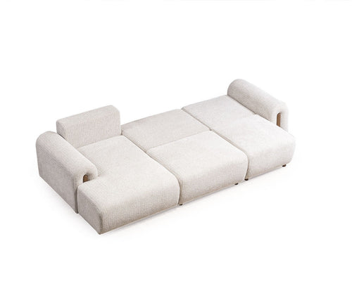 Colțar Extensibil cu depozitare 3+1 locuri PERLA 240 x 140 cm, Opțiuni culoare