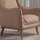 Fotoliu MAGNUM 82 cm, material: Catifea, picioarelor: Metal sau lemn, detalie