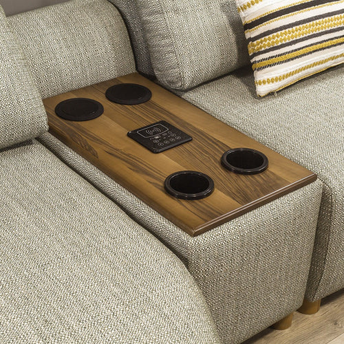 Colțar modulară RUBATO cu modul măsuța 375 x 325 cm, Opțiuni culoare