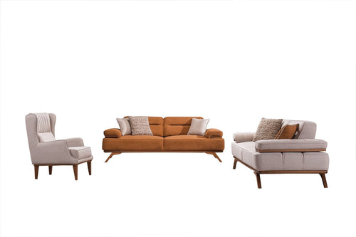 Canapea extensibilă 3 locuri AVIVA lemn picioare  textura Catifea    extensibila   setul cu 2 canapea 1 fotoliu