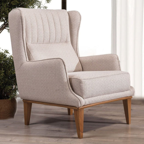 Fotoliu AVIVA fotoliu material Țesătură   , picioarelor: Lemn,