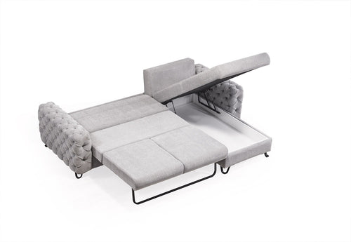 Colțar Extensibil VILLA cu șezlong și depozitare 265 x 200 cm, Opțiuni culoare