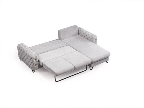 Colțar Extensibil VILLA cu șezlong și depozitare 265 x 200 cm, Opțiuni culoare