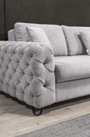 Colțar Extensibil VILLA cu șezlong și depozitare 265 x 200 cm, Opțiuni culoare