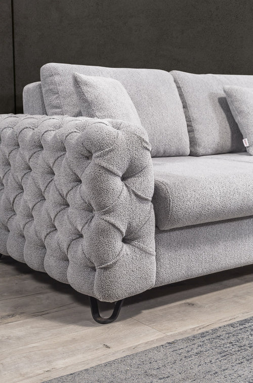 Colțar Extensibil VILLA cu șezlong și depozitare 265 x 200 cm, Opțiuni culoare