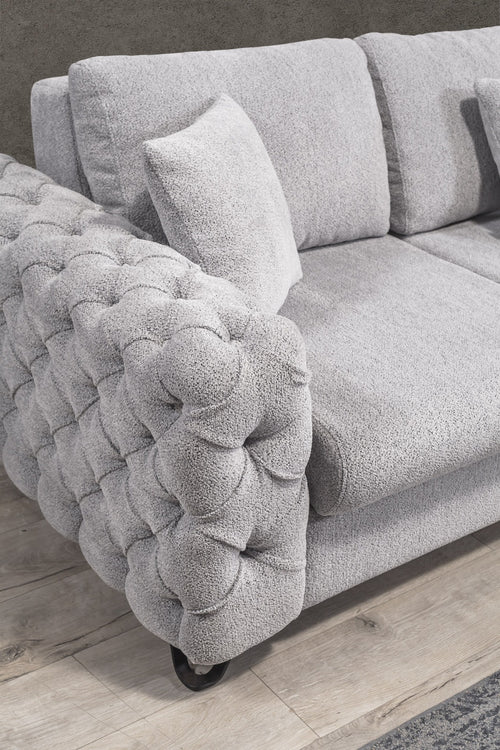 Colțar Extensibil VILLA cu șezlong și depozitare 265 x 200 cm, Opțiuni culoare