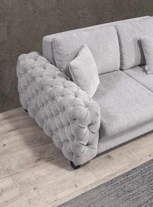 Colțar Extensibil VILLA cu șezlong și depozitare 265 x 200 cm, Opțiuni culoare