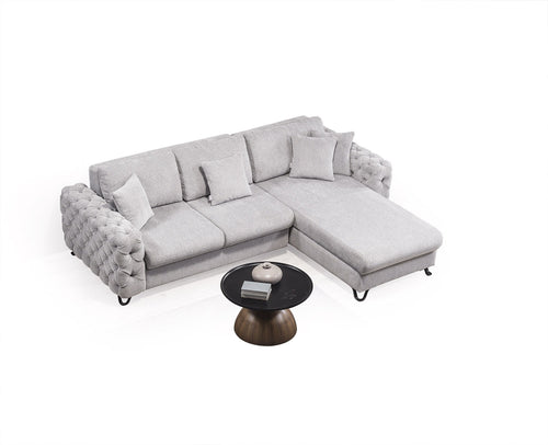 Colțar Extensibil VILLA cu șezlong și depozitare 265 x 200 cm, Opțiuni culoare