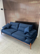 RESIGILAT Canapea extensibilă GALAXY, Easy Clean, 230 cm, Bleumarine