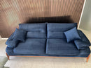 RESIGILAT Canapea extensibilă GALAXY, Easy Clean, 230 cm, Bleumarine