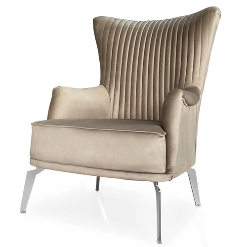 Fotoliu BUTTERFLY, material:Catifea,  picioarelor: Metal