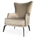 Fotoliu BUTTERFLY, material:Catifea,  picioarelor: Metal negru