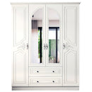 Dulap JESSICA cu oglindă 4 uși 2 sertare 140 x 182 cm