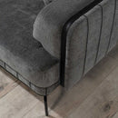 Canapea extensibilă 3 locuri PIANIST 227 cm, material:  țesătură, picioarelor;Metal,din sus