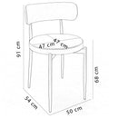 Scaun Bar POLO, Opțiuni culoare - Maroom