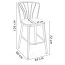 Scaun Bar DELTA, Opțiuni culoare