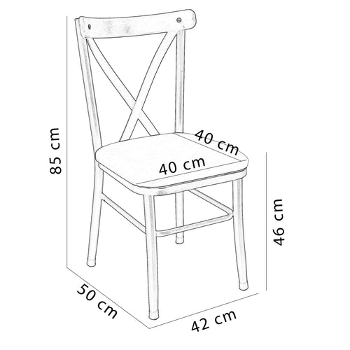Scaun THONET, Opțiuni culoare - Maroom