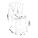 Scaun DELTA, Opțiuni culoare - Maroom