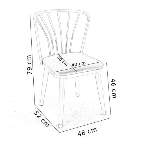 Scaun DELTA, Opțiuni culoare - Maroom