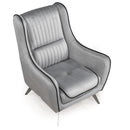 Fotoliu MAGNUM 82 cm, material: Catifea, picioarelor: Metal sau lemn   , din sus