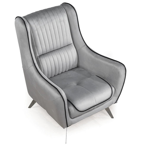 Fotoliu MAGNUM 82 cm, material: Catifea, picioarelor: Metal sau lemn   , din sus