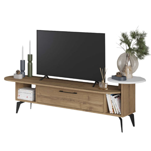 Comodă TV ARIS 3 rafturi 1 ușă 188 cm, Opțiuni culoare