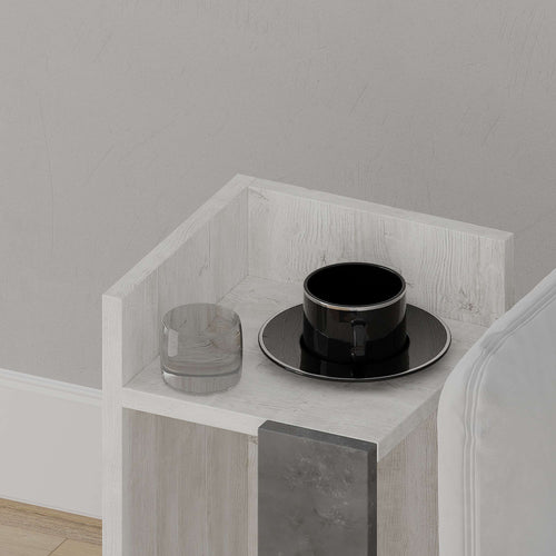 Noptieră EDEN 2 rafturi 25 x 60 cm, Opțiuni culoare