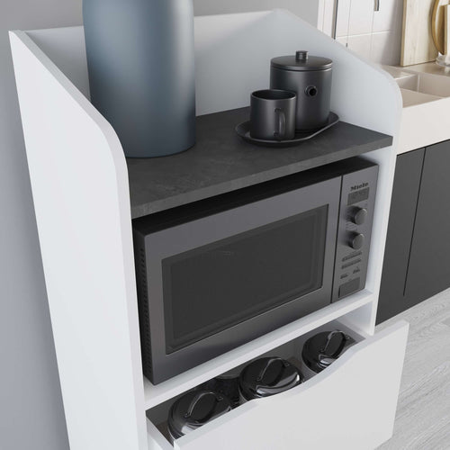 Comodă NELL 2 rafturi 2 sertare 60 x 136 cm, Opțiuni culoare