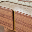 Comodă ASTRA cu oglindă 4 uși 230 x 80 cm - Maroom