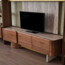 Set comodă TV ASTRA cu rafturi 3 uși 235 cm - Maroom